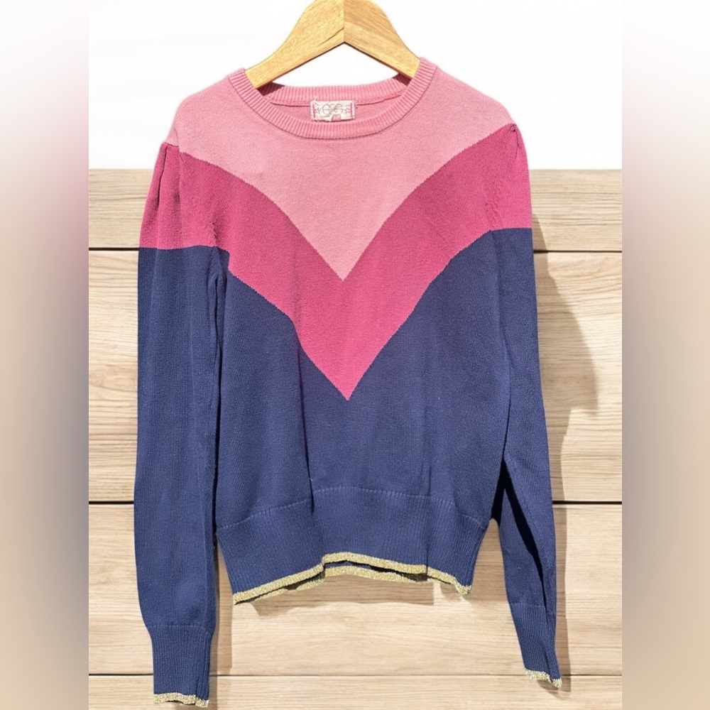 EGG New York colorblock sweater for girls